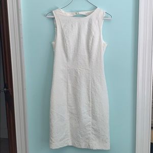 NEW WITH TAGS WHITE LACE SHEATH DRESS